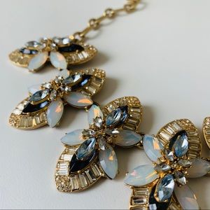 J.Crew floral cluster necklace